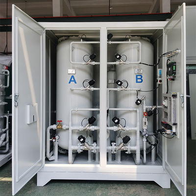 1 -100Nm3/h Kontrol Kapasitas Nitrogen Pasokan Daya 0.2kw 220v 50Hz PSA Nitrogen Generator untuk Industri Manufaktur