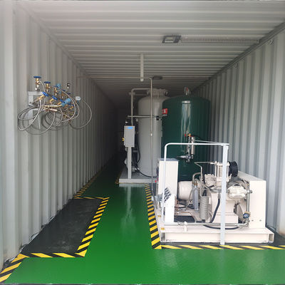 1 -100Nm3/h Kapasitas nitrogen PSA Generator nitrogen untuk kontrol Pasokan listrik 0,2kw 220v 50Hz Dalam industri